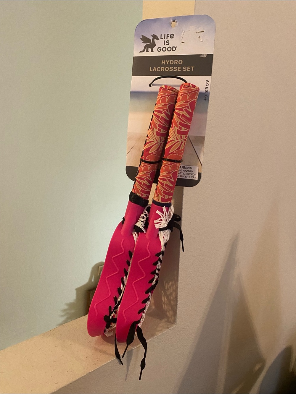 Life is Good Hydro Lacrosse Set - Pink. New.